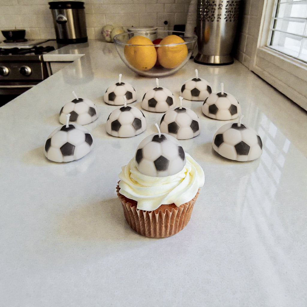 Soccer Ball Birthday Candles